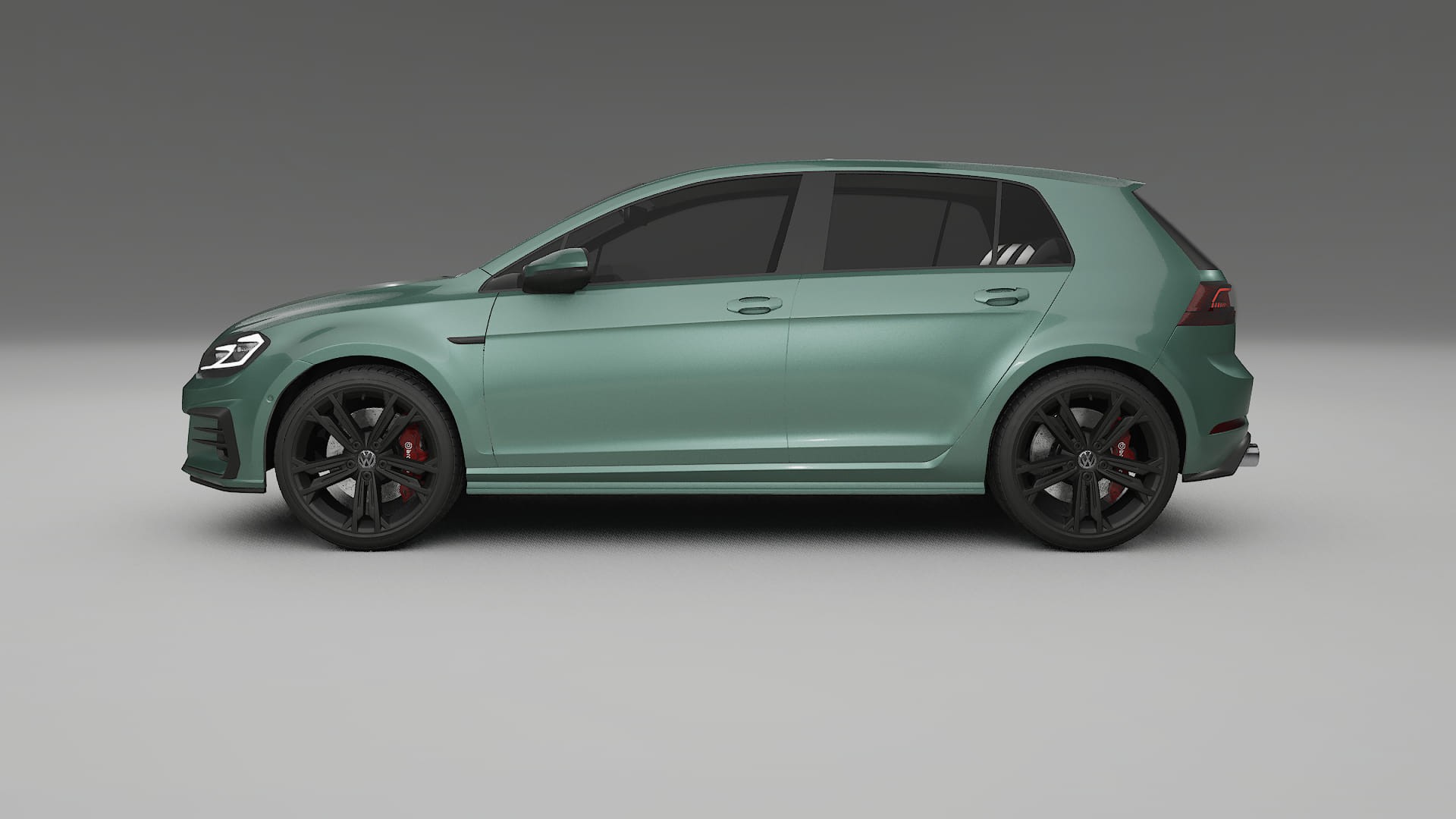VW Golf Mk7 Film de Protection de Peinture TPU | EVERGREEN PPF Couleur – Kit Complet Pré-découpé