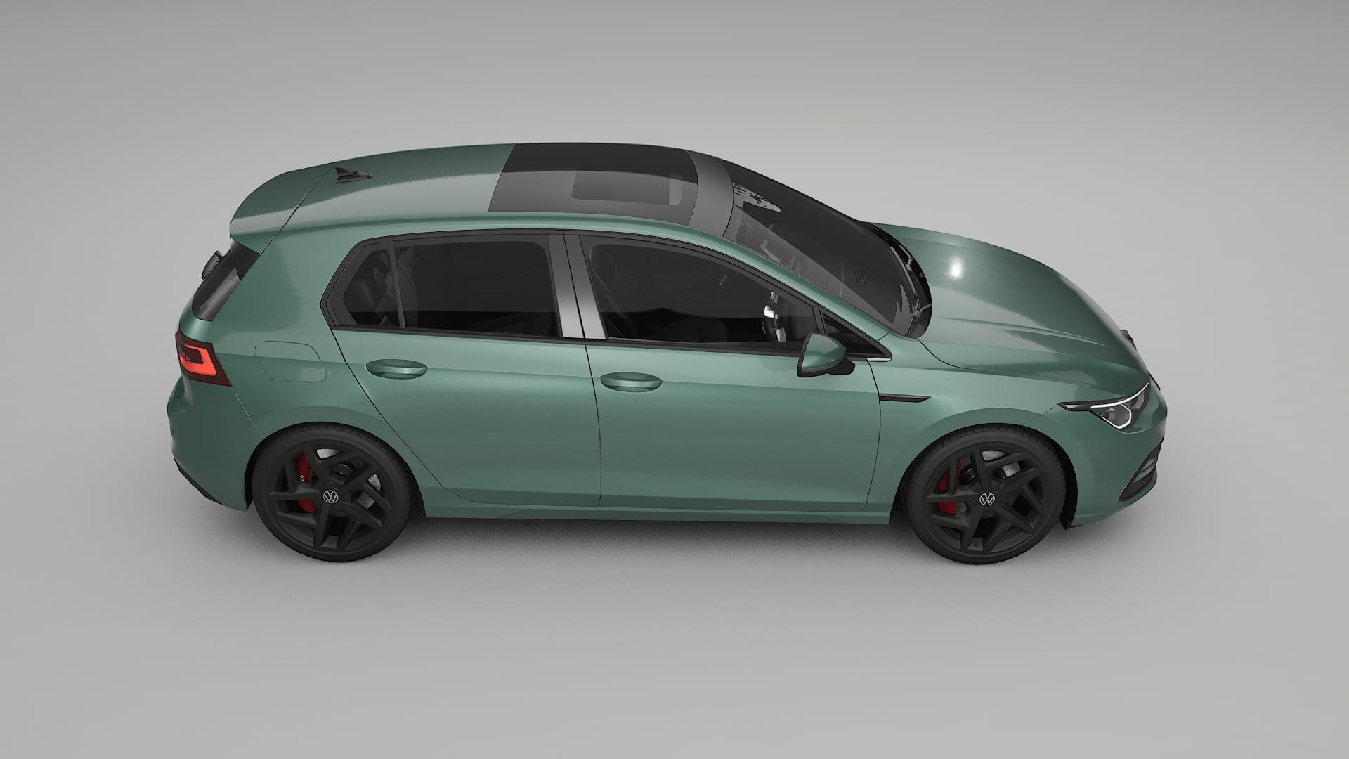 VW Golf Mk8 Film de Protection de Peinture TPU | EVERGREEN PPF Couleur – Kit Complet Pré-découpé