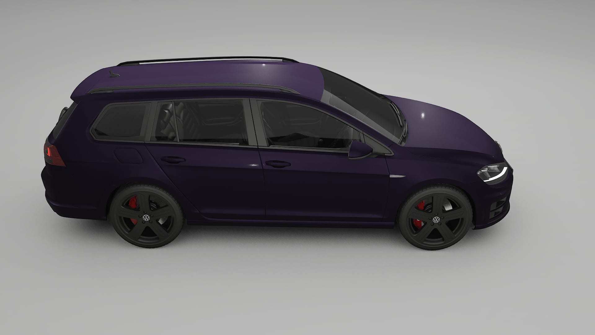 VW Golf Variant Mk7 Film de Protection de Peinture TPU | VIOLET PPF Couleur – Kit Complet Pré-découpé