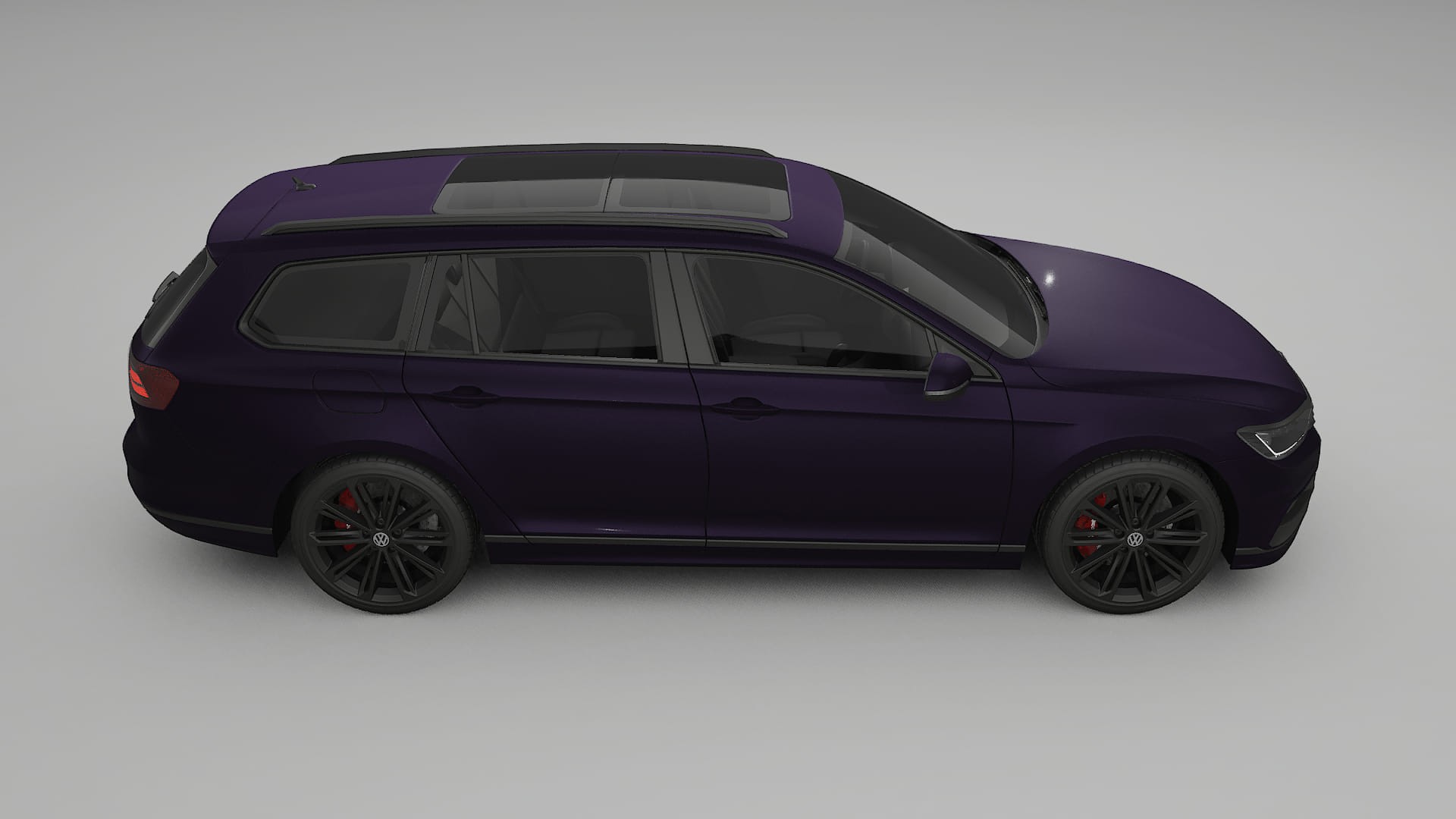 VW Passat Variant R B8 Film de Protection de Peinture TPU | VIOLET PPF Couleur – Kit Complet Pré-découpé
