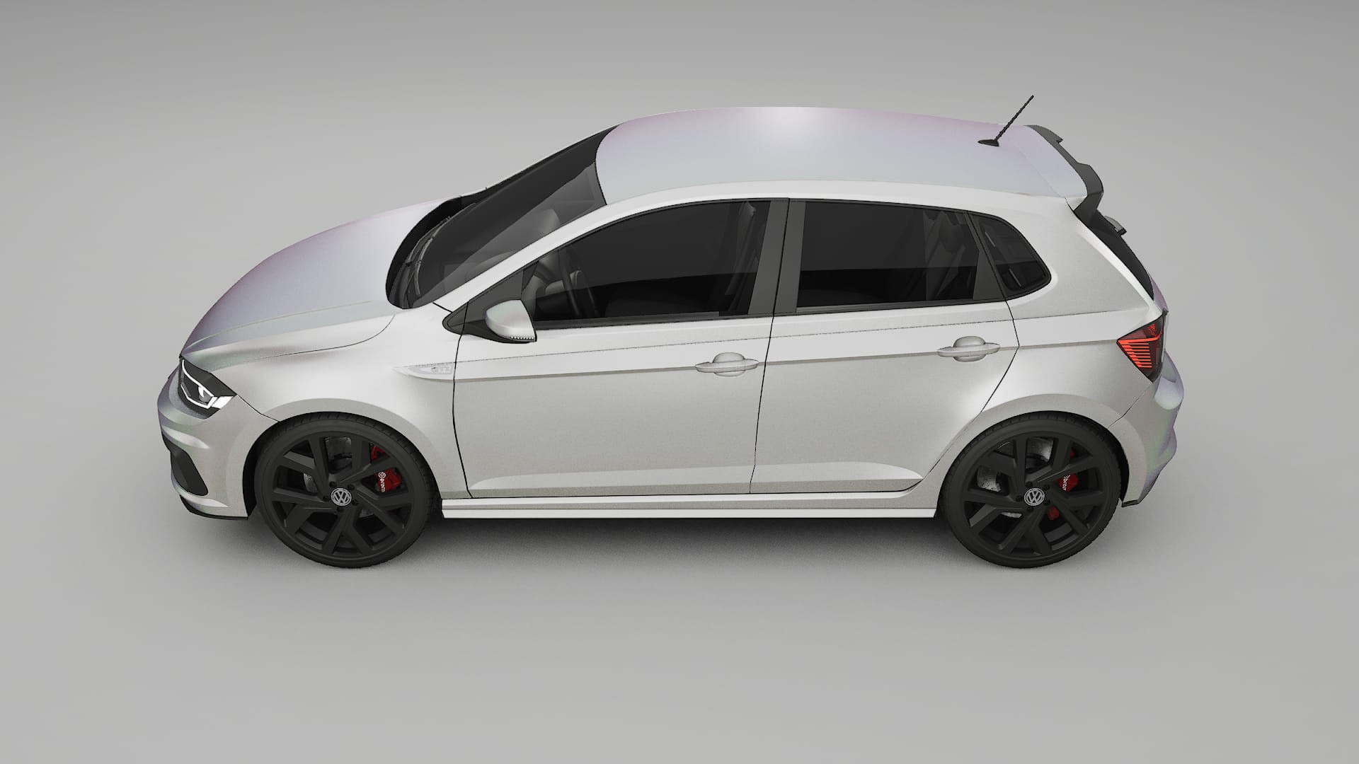 VW Polo GTI VI Film de Protection de Peinture TPU | NEBULA PPF Couleur – Kit Complet Pré-découpé