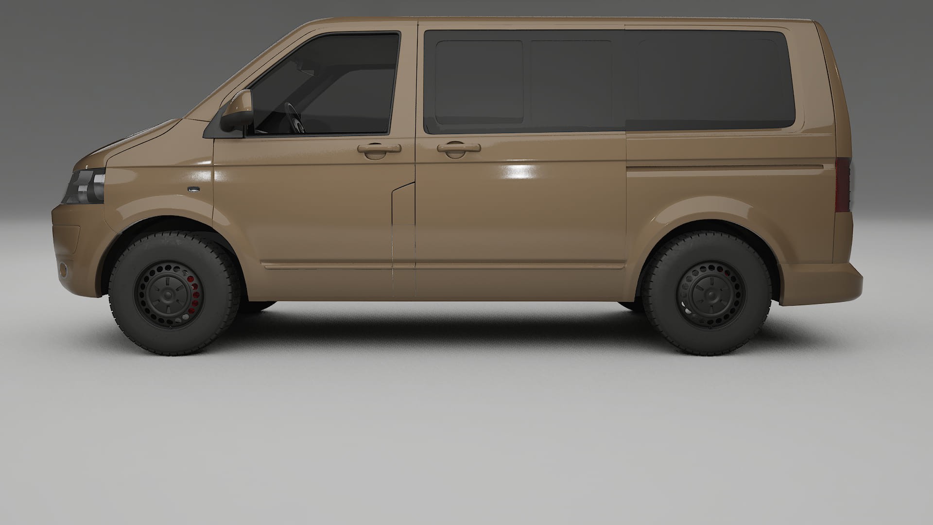 VW Transporter T5 Caravelle Film de Protection de Peinture TPU | SAHARA PPF Couleur – Kit Complet Pré-découpé