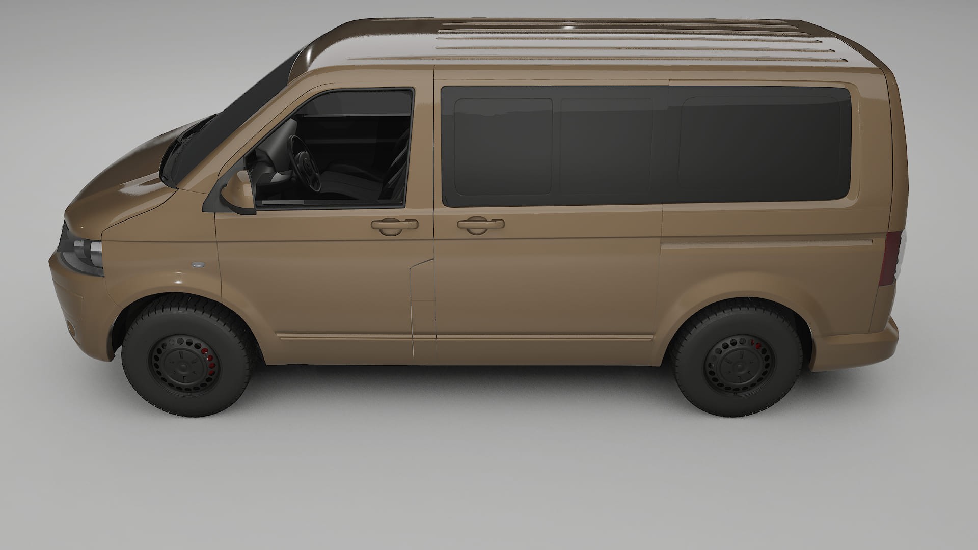 VW Transporter T5 Caravelle Film de Protection de Peinture TPU | SAHARA PPF Couleur – Kit Complet Pré-découpé
