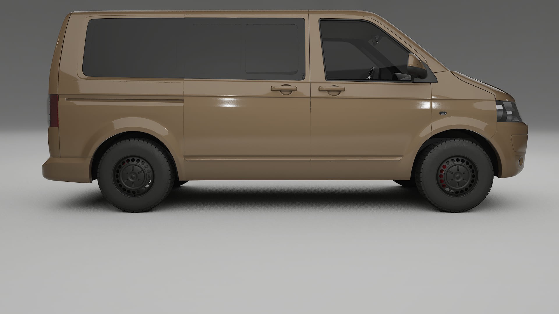 VW Transporter T5 Caravelle Film de Protection de Peinture TPU | SAHARA PPF Couleur – Kit Complet Pré-découpé