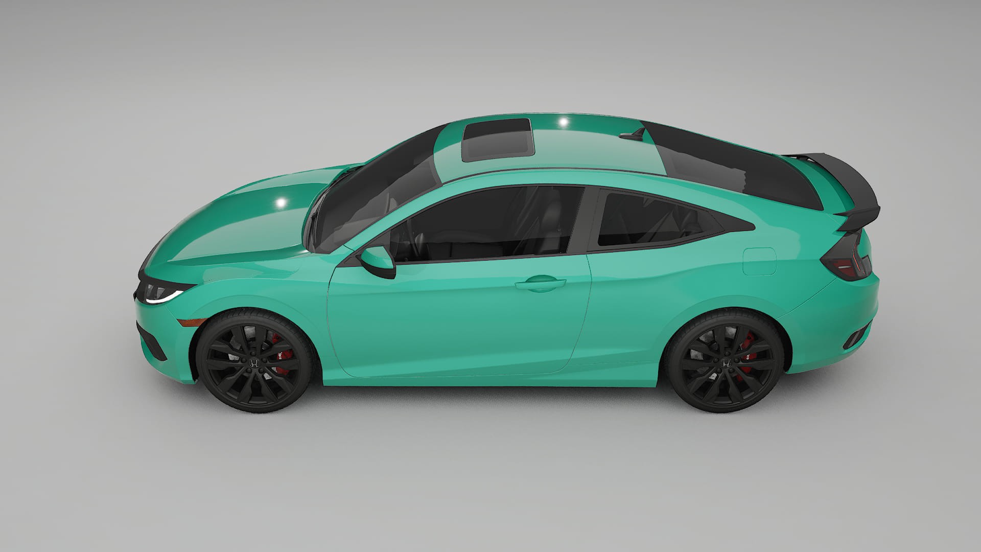 Honda Civic coupe prefacelift pre LCI Film de Protection de Peinture TPU | JEWEL PPF Couleur – Kit Complet Pré-découpé