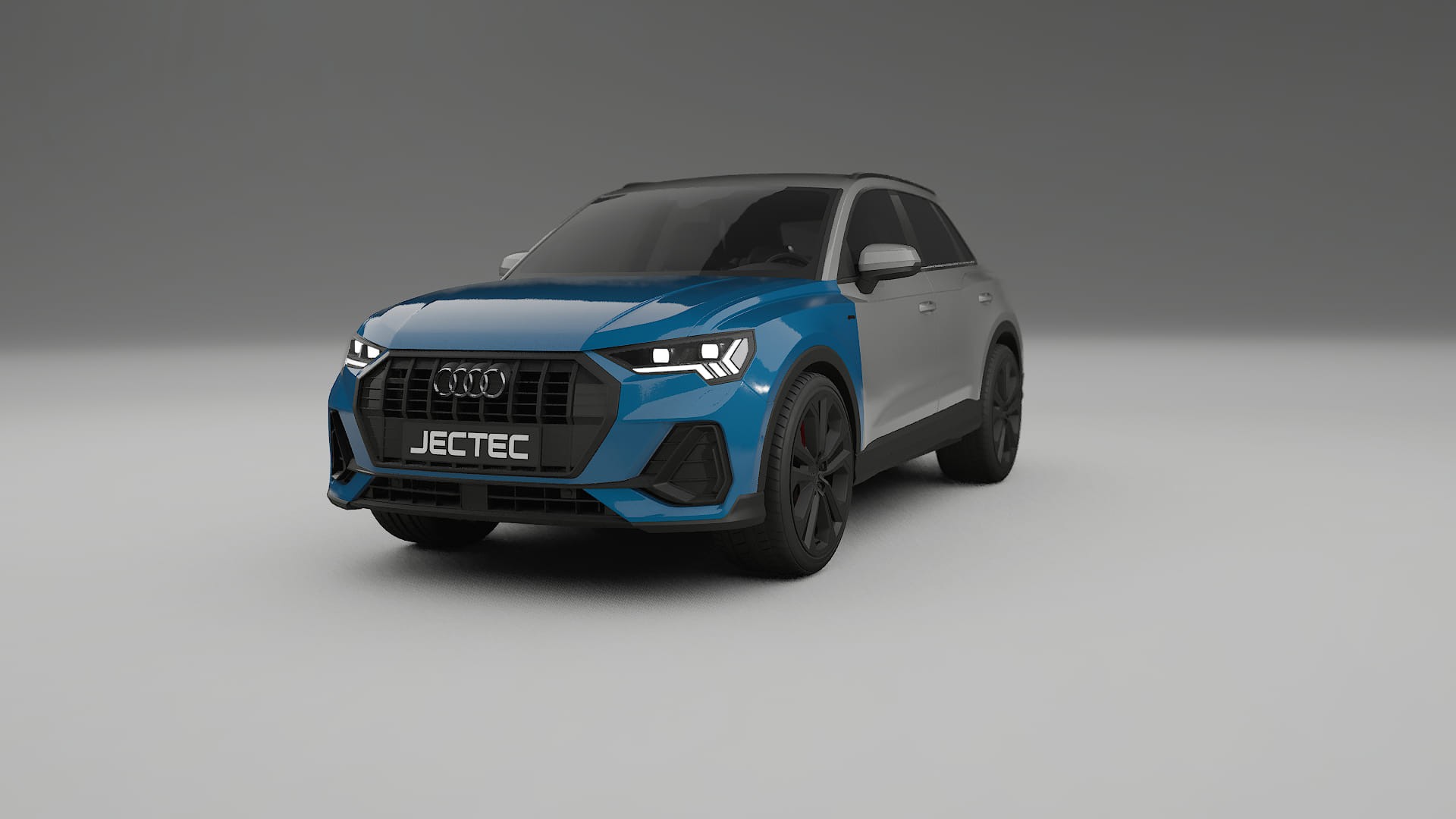 Film de Protection de Peinture Audi Q3 S-Line F3 | CrystalGuard TPU Transparent PPF Kit de Protection Avant