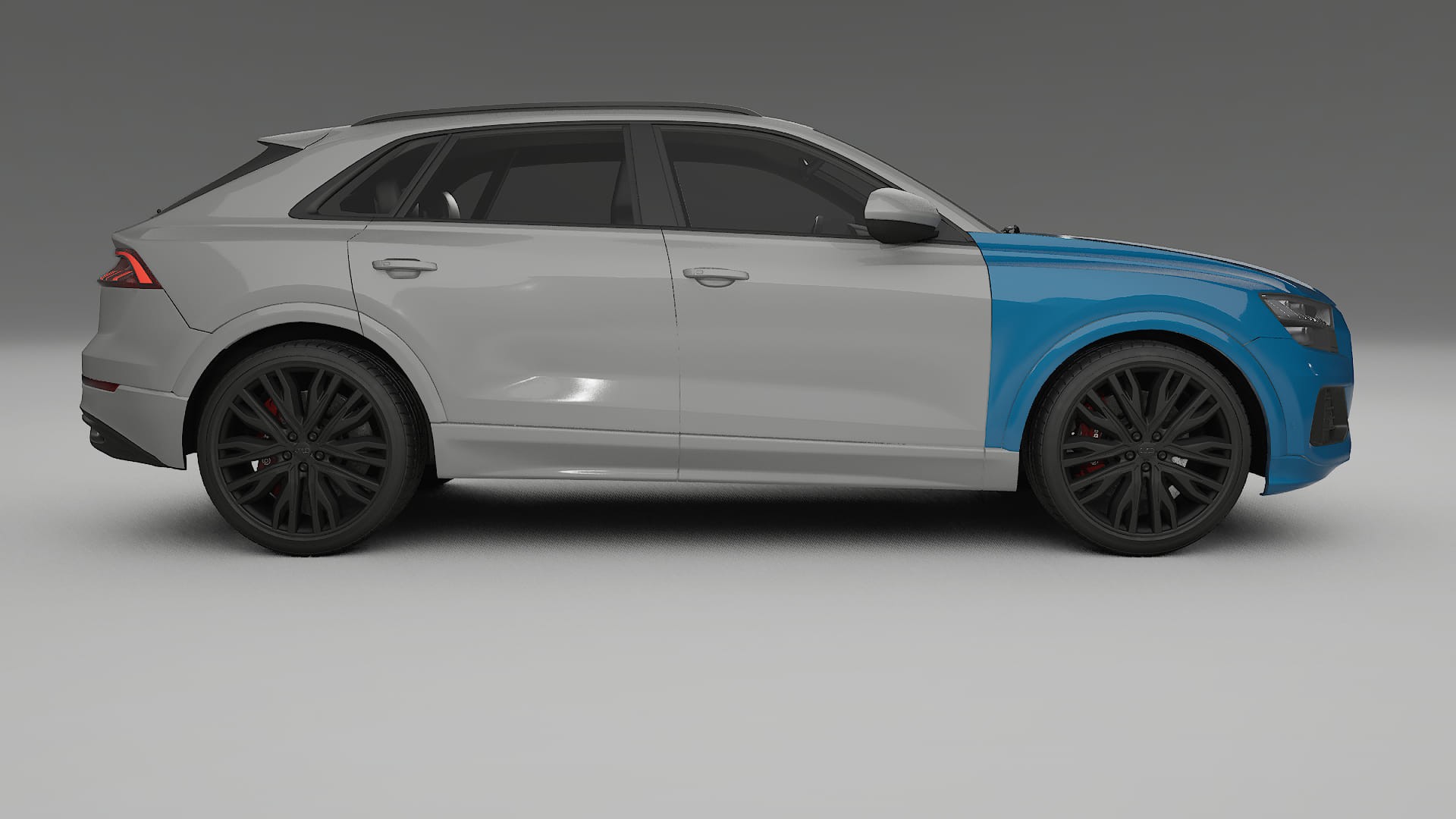 Film de Protection de Peinture Audi Q8 F1 prefacelift pre-LCI | CrystalGuard TPU Transparent PPF Kit de Protection Avant