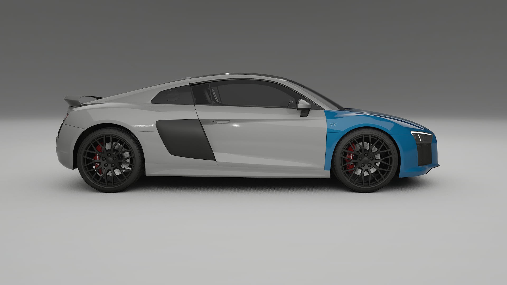 Film de Protection de Peinture Audi R8 typ-4S prefacelift pre-LCI | CrystalGuard TPU Transparent PPF Kit de Protection Avant 2