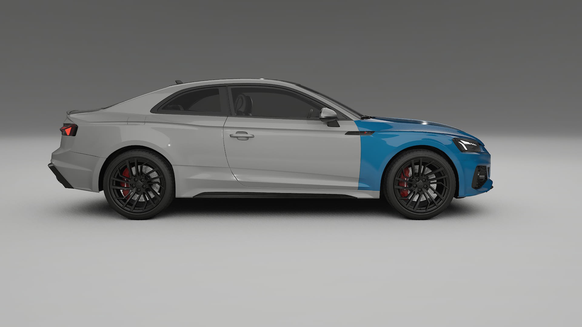 Film de Protection de Peinture Audi RS5 Coupe B9 facelift pre-LCI | CrystalGuard TPU Transparent PPF Kit de Protection Avant 2