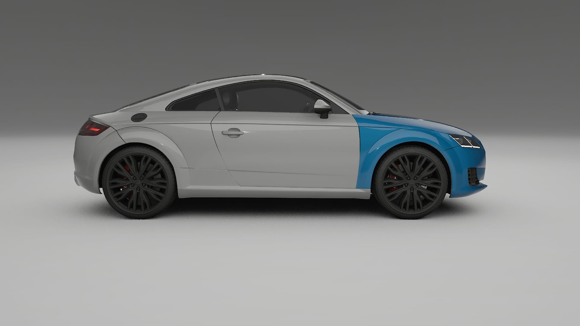 Film de Protection de Peinture Audi TT Coupe 8S prefacelift pre-LCI | CrystalGuard TPU Transparent PPF Kit de Protection Avant 2