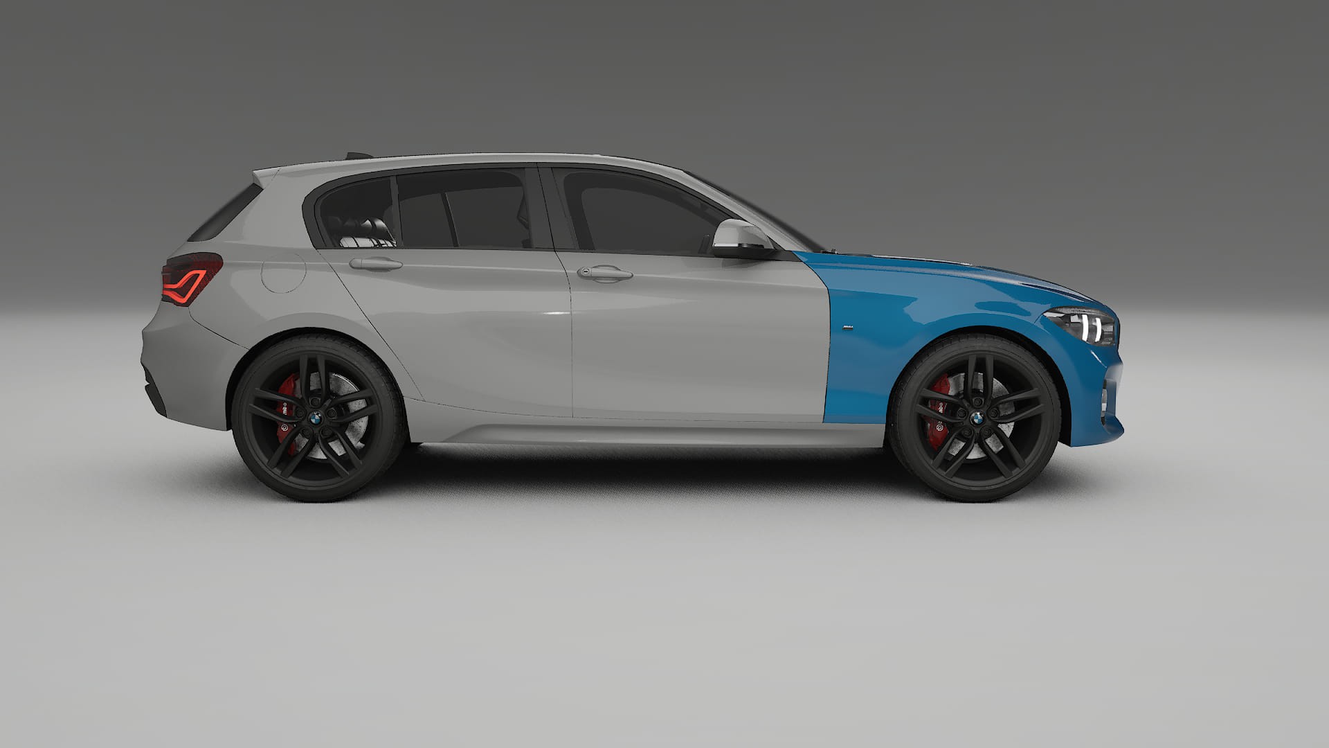 Film de Protection de Peinture BMW 1 F20 facelift LCI | CrystalGuard TPU Transparent PPF Kit de Protection Avant 2