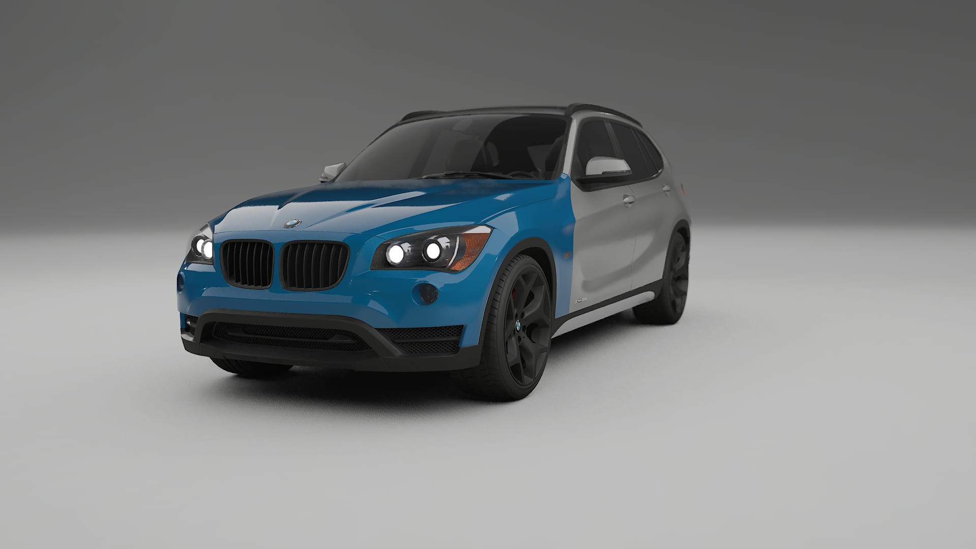 Film de Protection de Peinture BMW X1 E84 | CrystalGuard TPU Transparent PPF Kit de Protection Avant