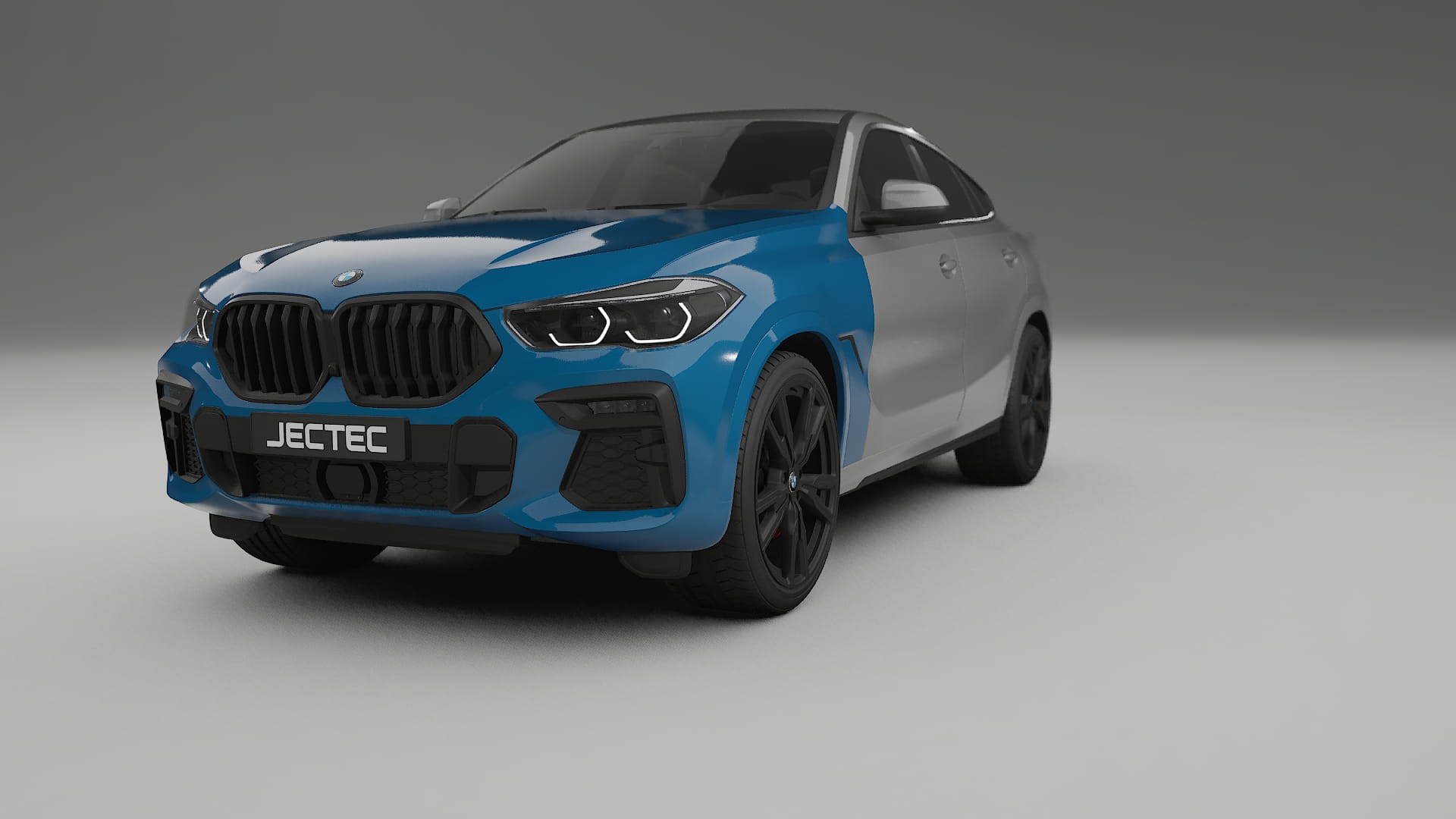 Film de Protection de Peinture BMW X6 G06 F96 | CrystalGuard TPU Transparent PPF Kit de Protection Avant