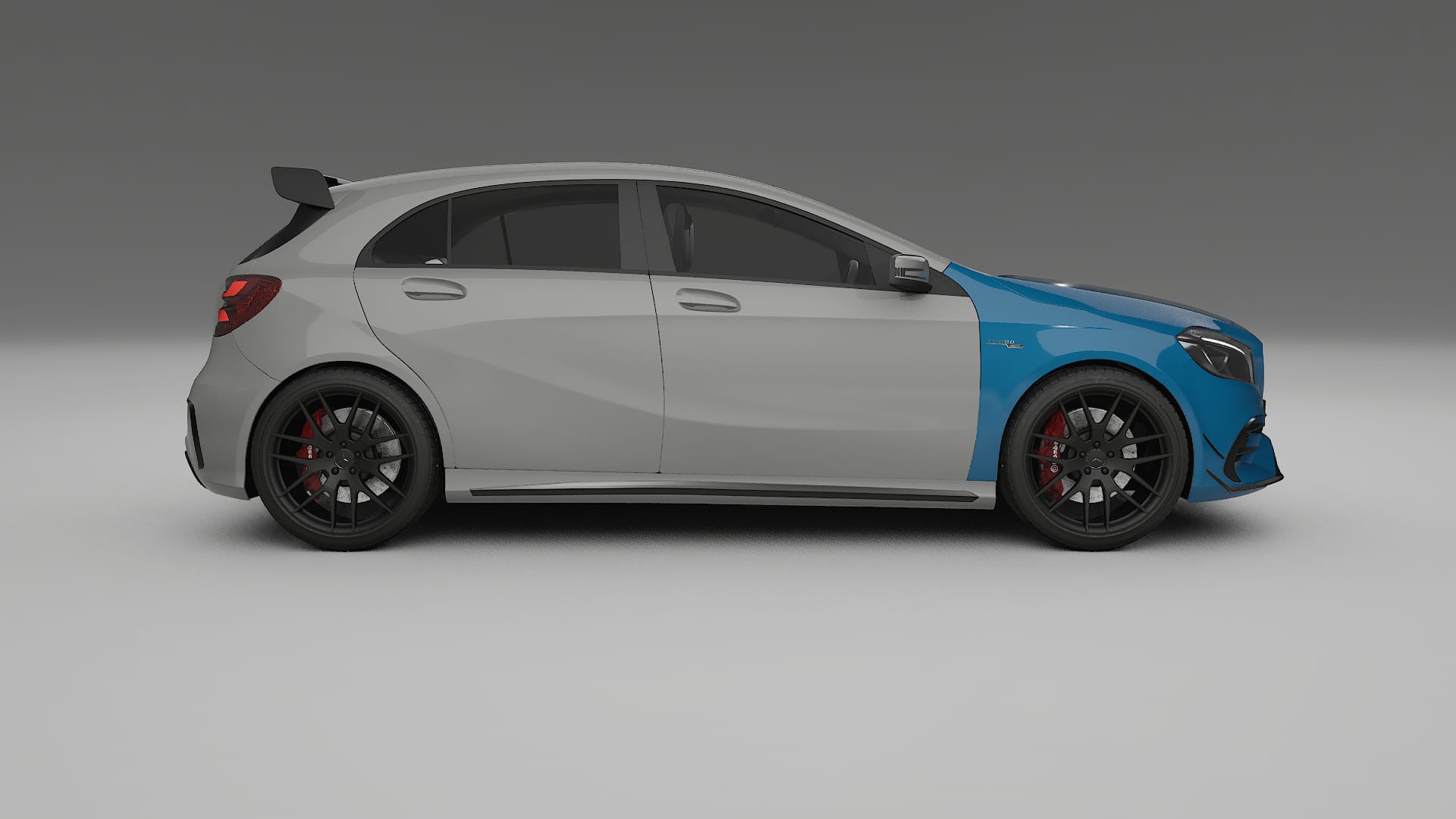 Film de Protection de Peinture Mercedes A45 AMG W176 | CrystalGuard TPU Transparent PPF Kit de Protection Avant 2