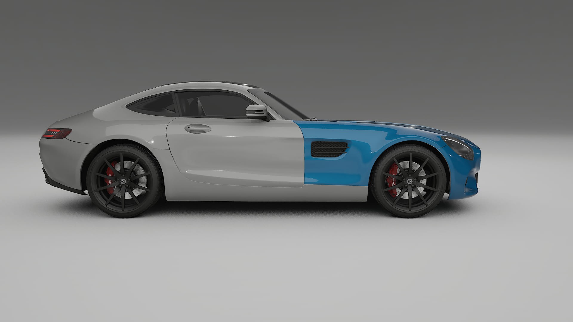 Film de Protection de Peinture Mercedes AMG GT C190 Coupe | CrystalGuard TPU Transparent PPF Kit de Protection Avant 2