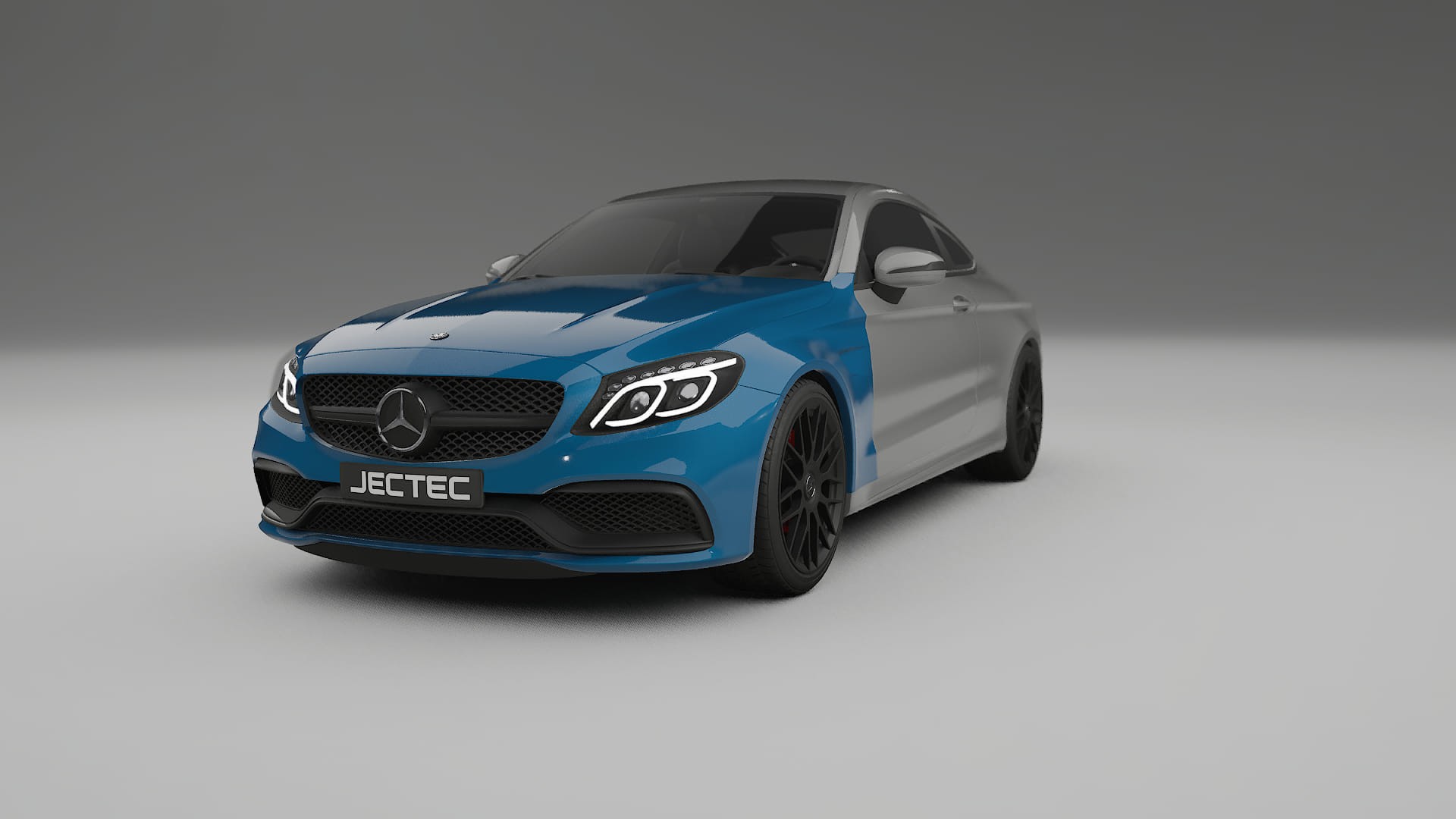Film de Protection de Peinture Mercedes C63 AMG W205 Coupe | CrystalGuard TPU Transparent PPF Kit de Protection Avant