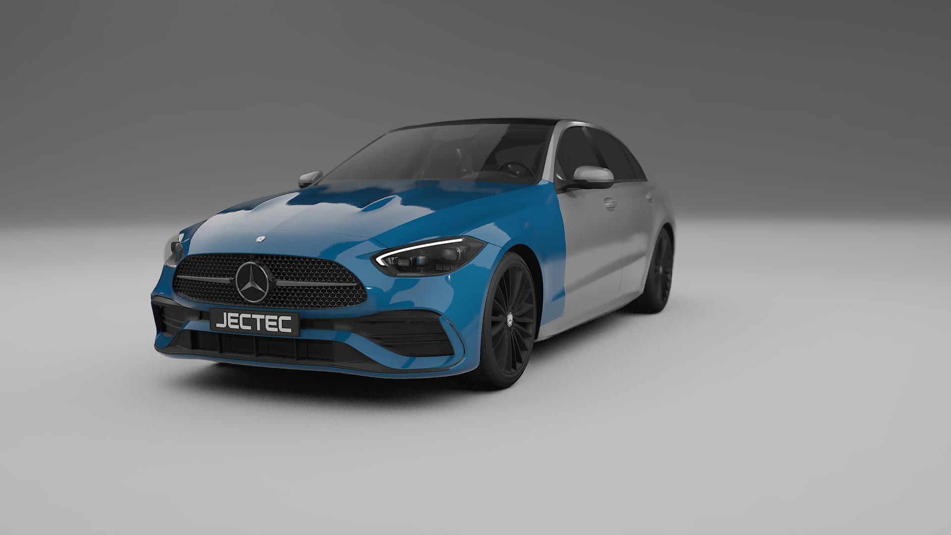 Film de Protection de Peinture Mercedes C-Class W206 | CrystalGuard TPU Transparent PPF Kit de Protection Avant