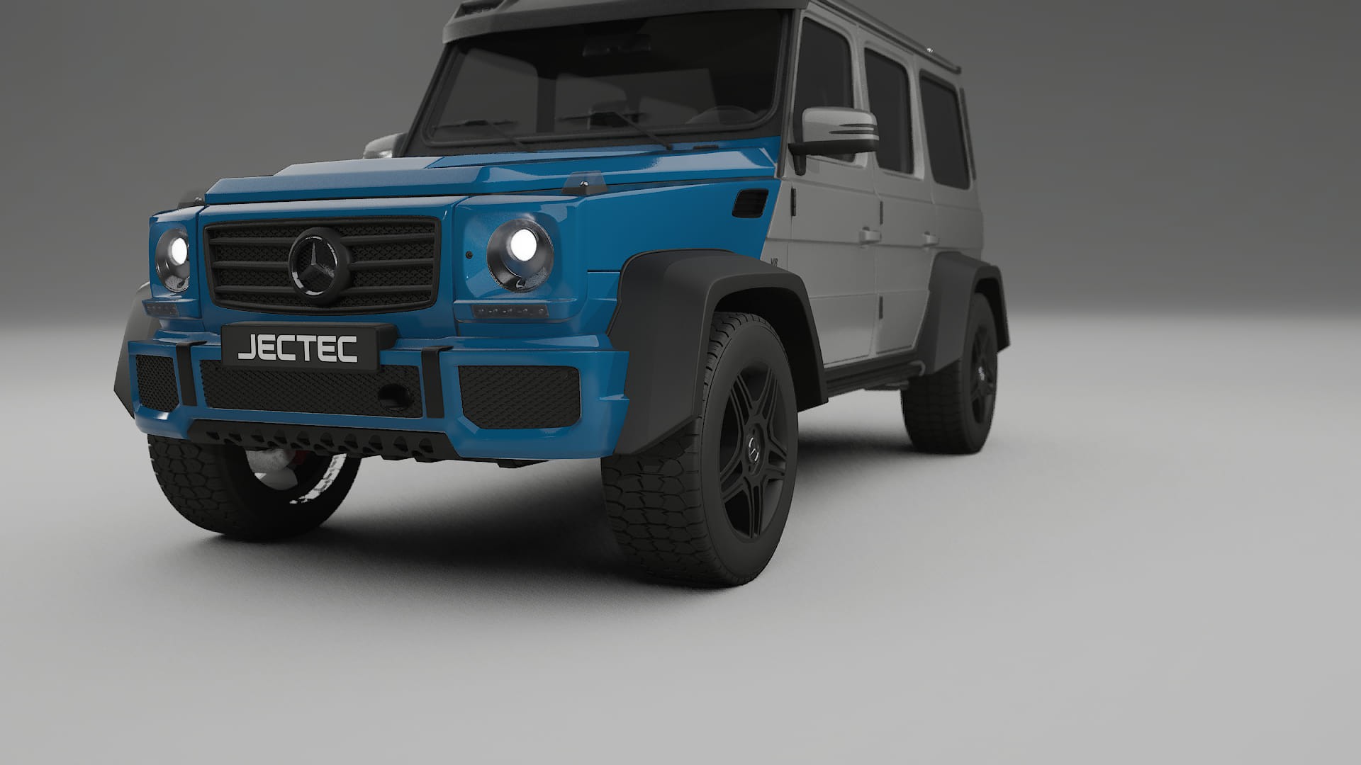 Film de Protection de Peinture Mercedes G-class 4x4 W463 | CrystalGuard TPU Transparent PPF Kit de Protection Avant