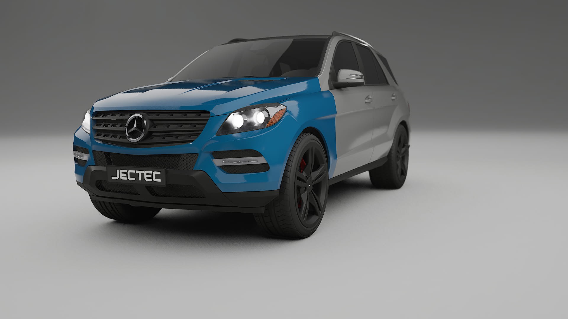 Film de Protection de Peinture Mercedes M-class W166 | CrystalGuard TPU Transparent PPF Kit de Protection Avant