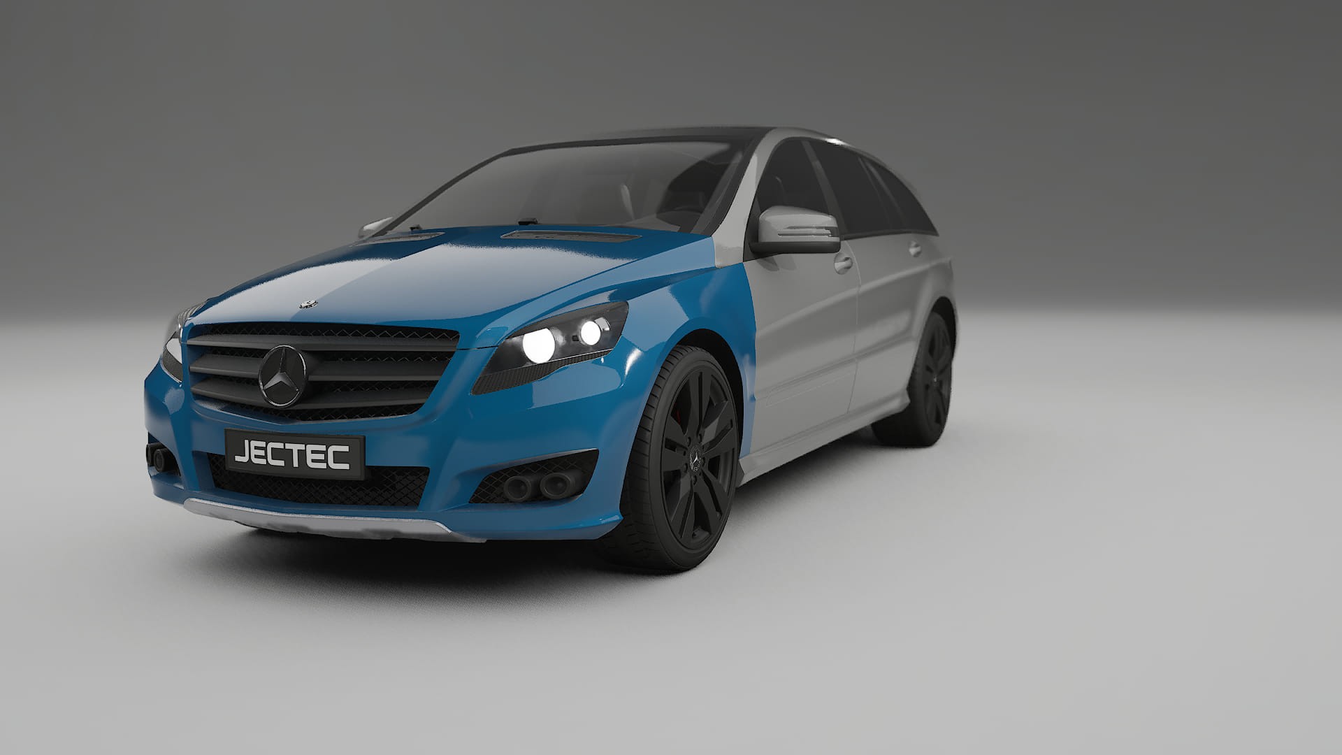 Film de Protection de Peinture Mercedes R-class W251 facelift LCI | CrystalGuard TPU Transparent PPF Kit de Protection Avant