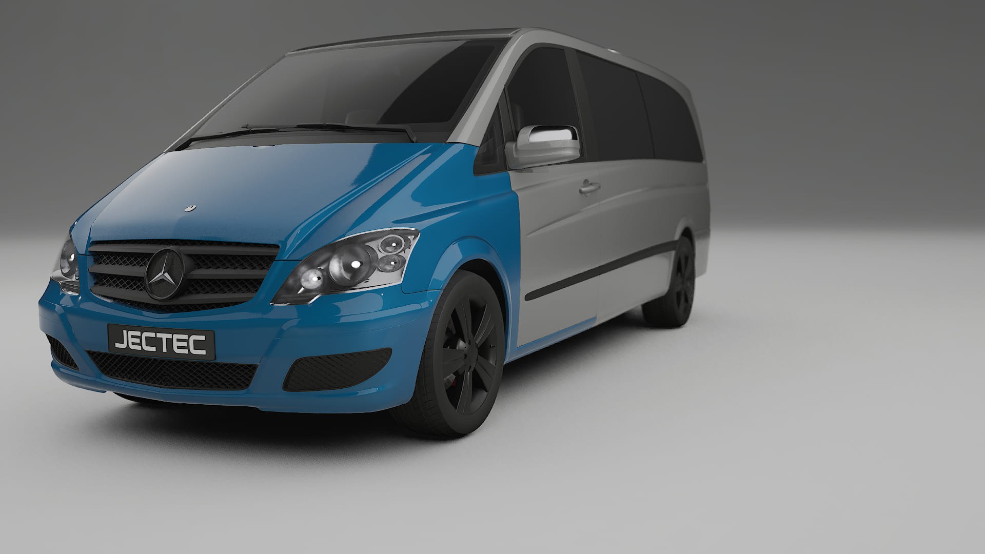 Film de Protection de Peinture Mercedes Viano Extralong W439 Facelift LCI | CrystalGuard TPU Transparent PPF Kit de Protection A