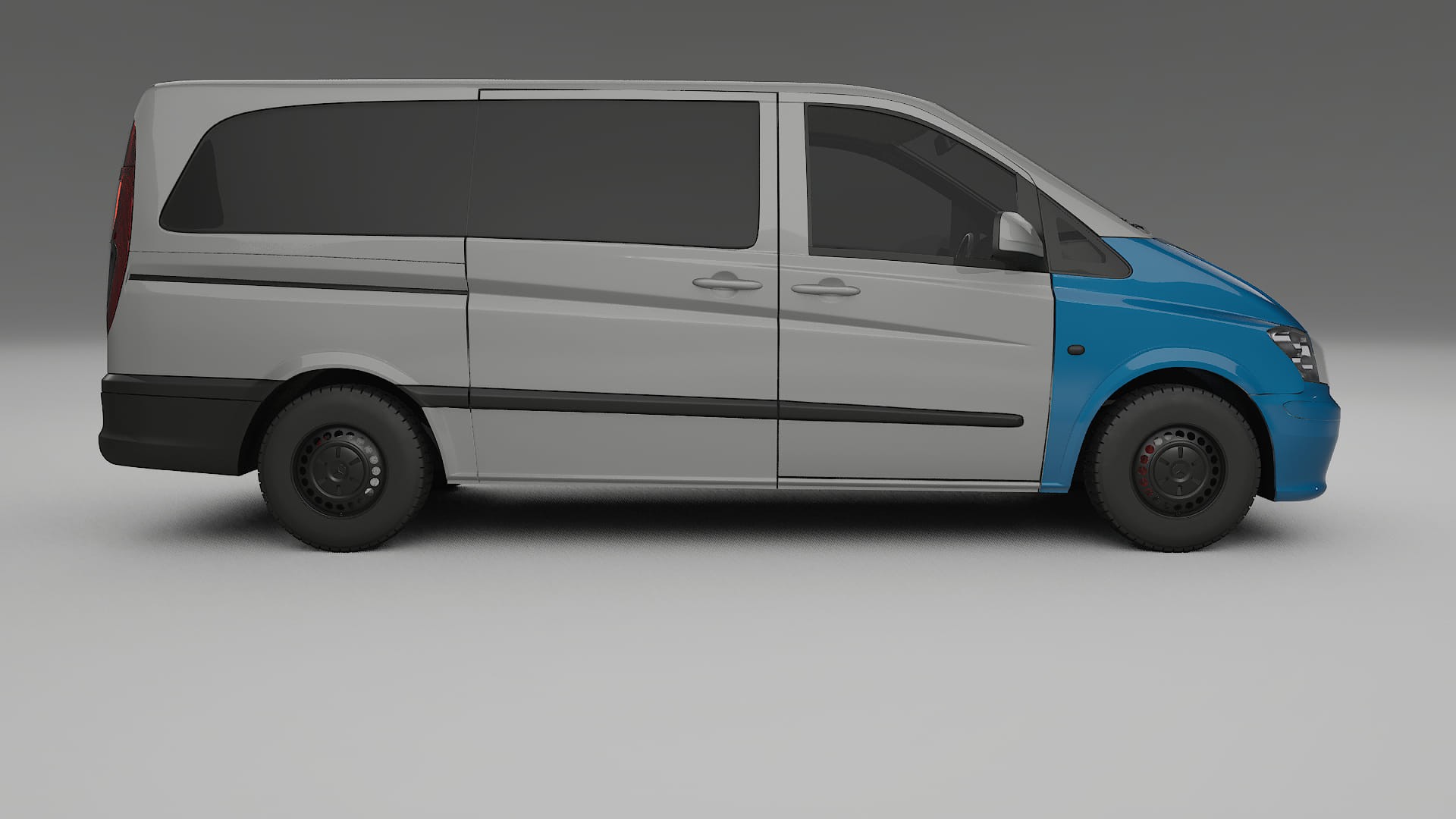 Film de Protection de Peinture Mercedes Vito Short W639 facelift LCI | CrystalGuard TPU Transparent PPF Kit de Protection Avant