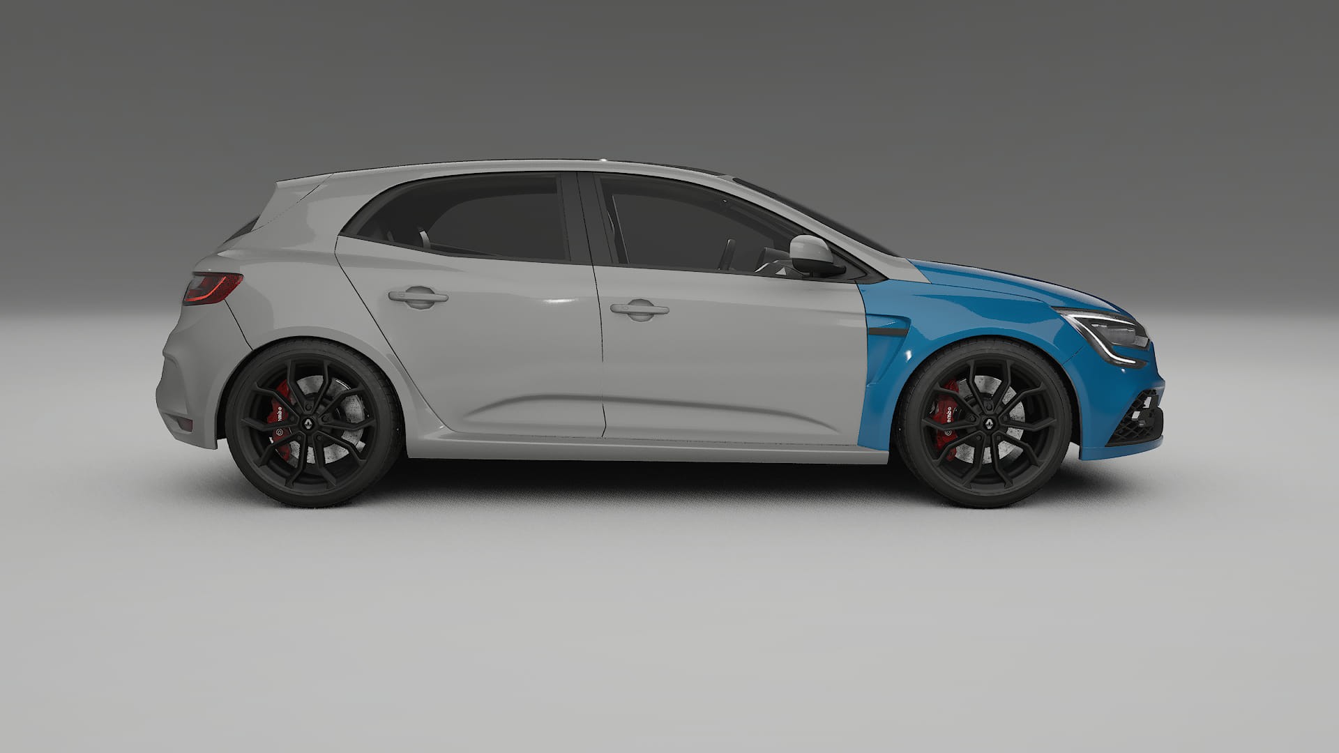 Film de Protection de Peinture Renault Megane RS IV | CrystalGuard TPU Transparent PPF Kit de Protection Avant
