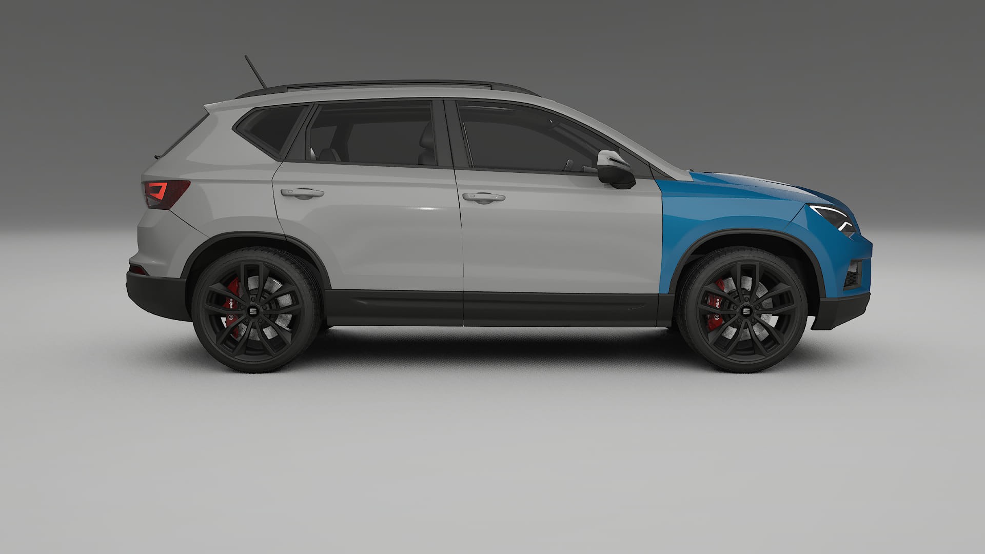 Film de Protection de Peinture Seat Ateca KH7 | CrystalGuard TPU Transparent PPF Kit de Protection Avant