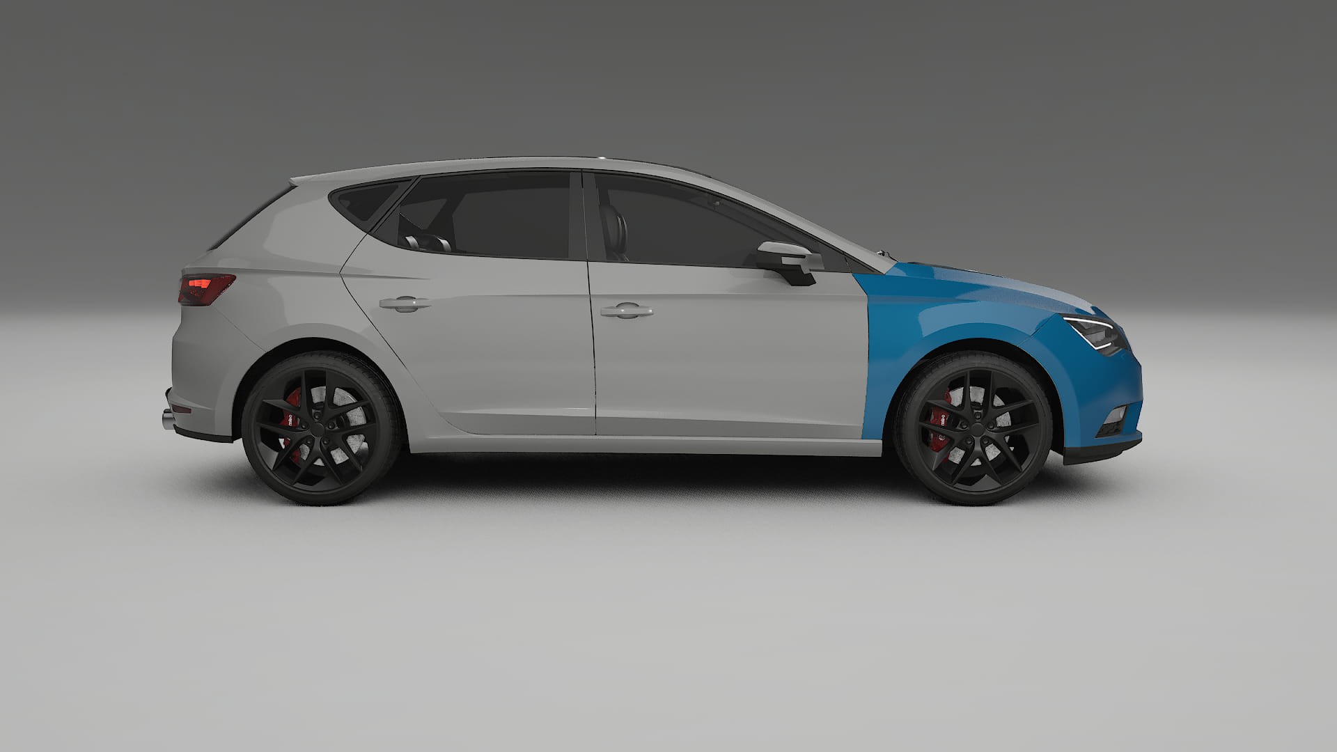 Film de Protection de Peinture Seat Leon FR 5F | CrystalGuard TPU Transparent PPF Kit de Protection Avant