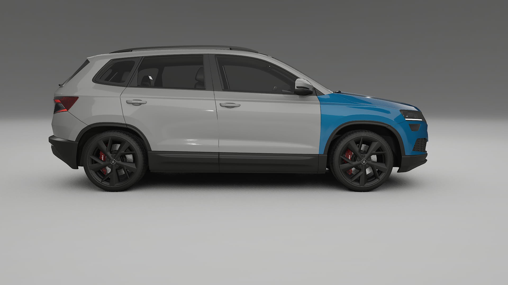 Film de Protection de Peinture Škoda Karoq NU7 | CrystalGuard TPU Transparent PPF Kit de Protection Avant 2