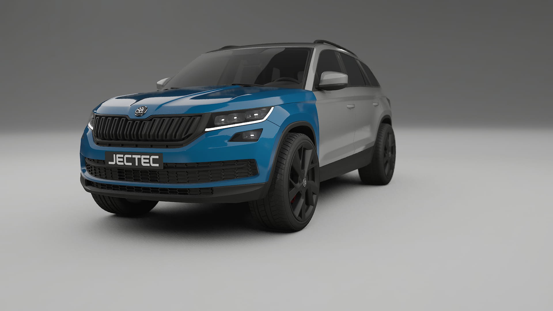 Film de Protection de Peinture Škoda Kodiaq NS7 | CrystalGuard TPU Transparent PPF Kit de Protection Avant