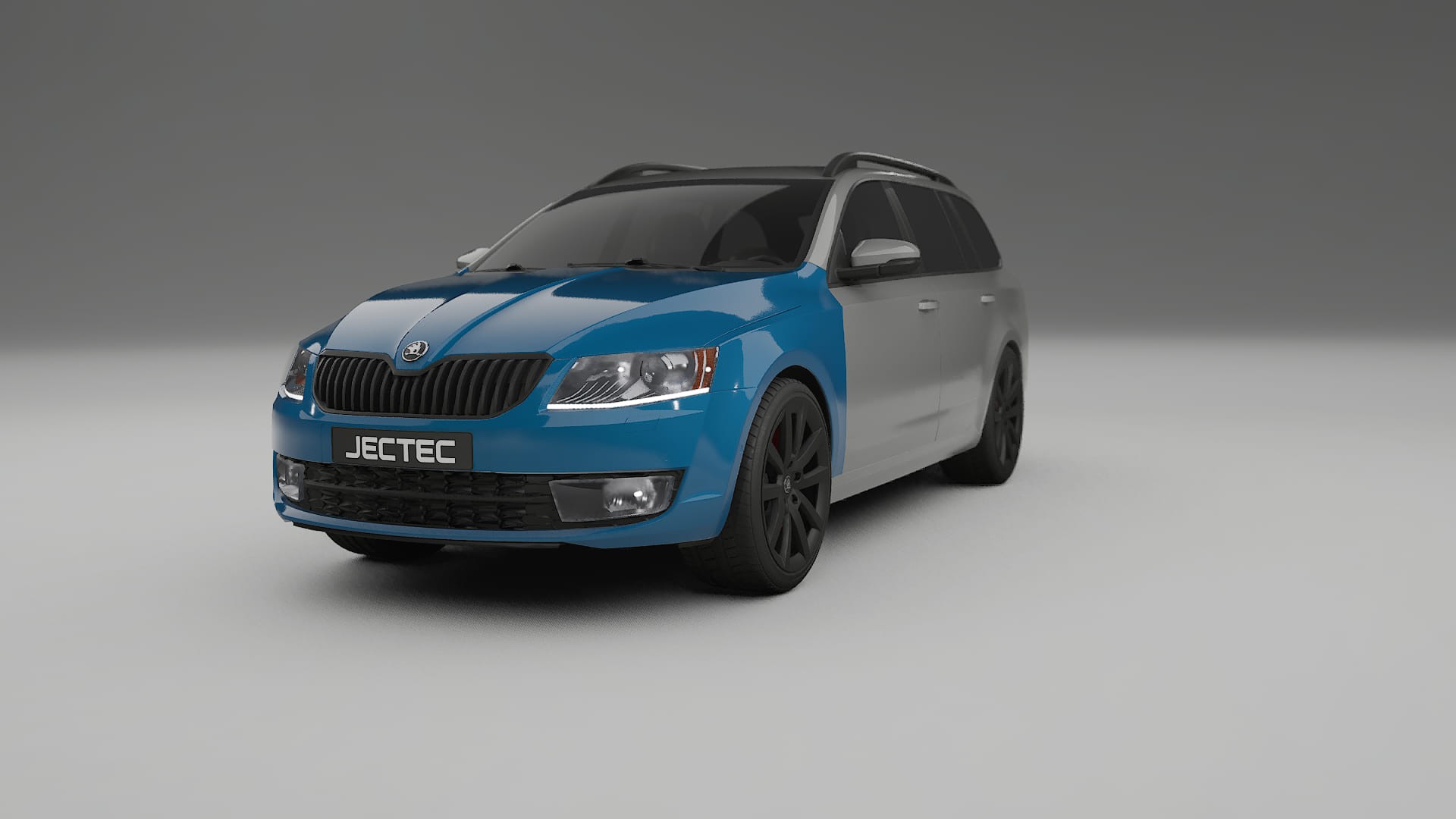 Film de Protection de Peinture Škoda Octavia combi 5E | CrystalGuard TPU Transparent PPF Kit de Protection Avant