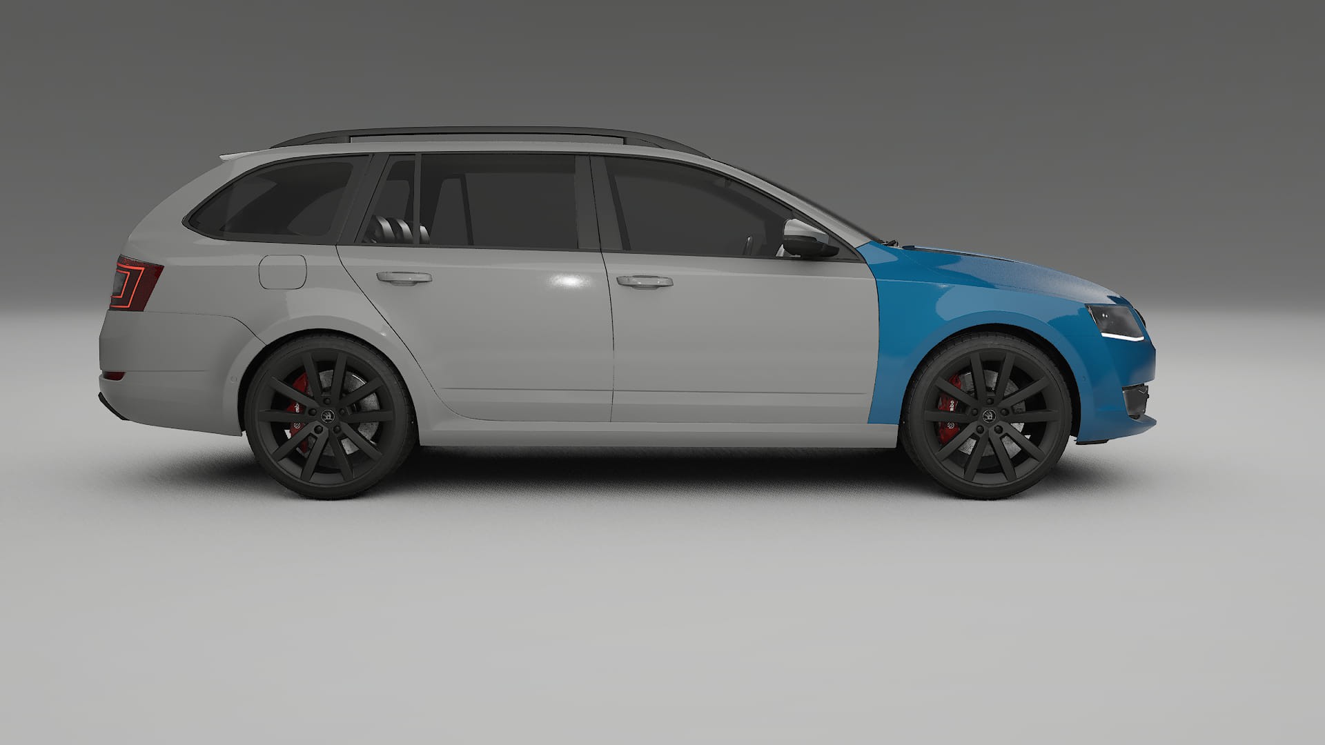 Film de Protection de Peinture Škoda Octavia combi 5E | CrystalGuard TPU Transparent PPF Kit de Protection Avant 2