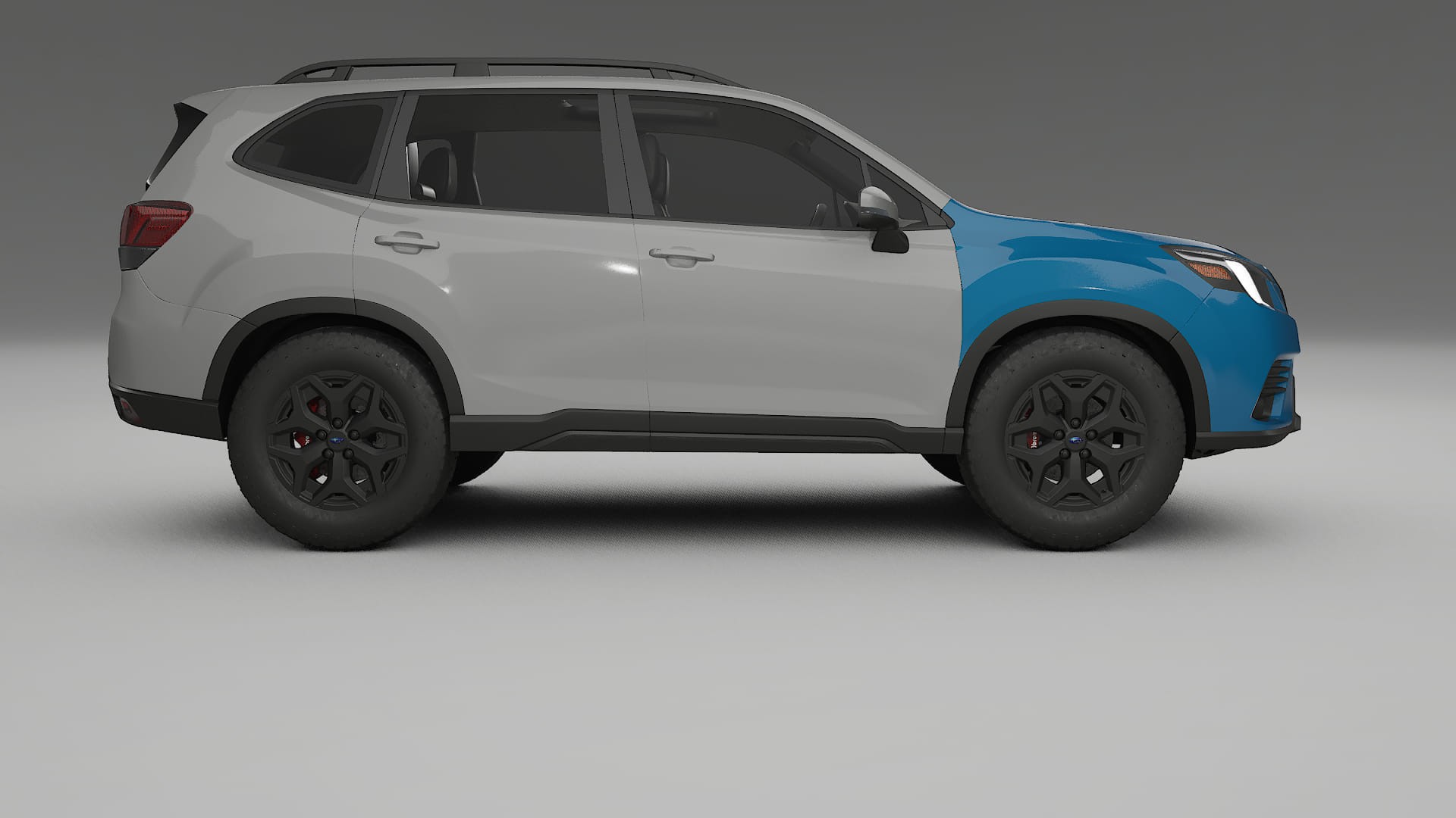 Film de Protection de Peinture Subaru Forester V SK facelift LCI | CrystalGuard TPU Transparent PPF Kit de Protection Avant 2